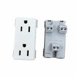 15A White Wall Plates Decorative Electrical Wall Outlet