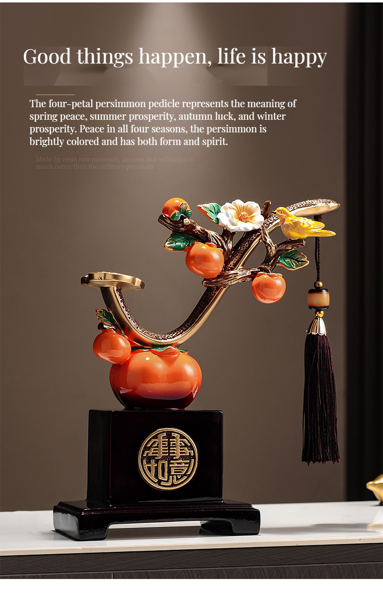 Modern End Persimmon Wine Cabinet in Customized Color and Style for Housewarming Gift