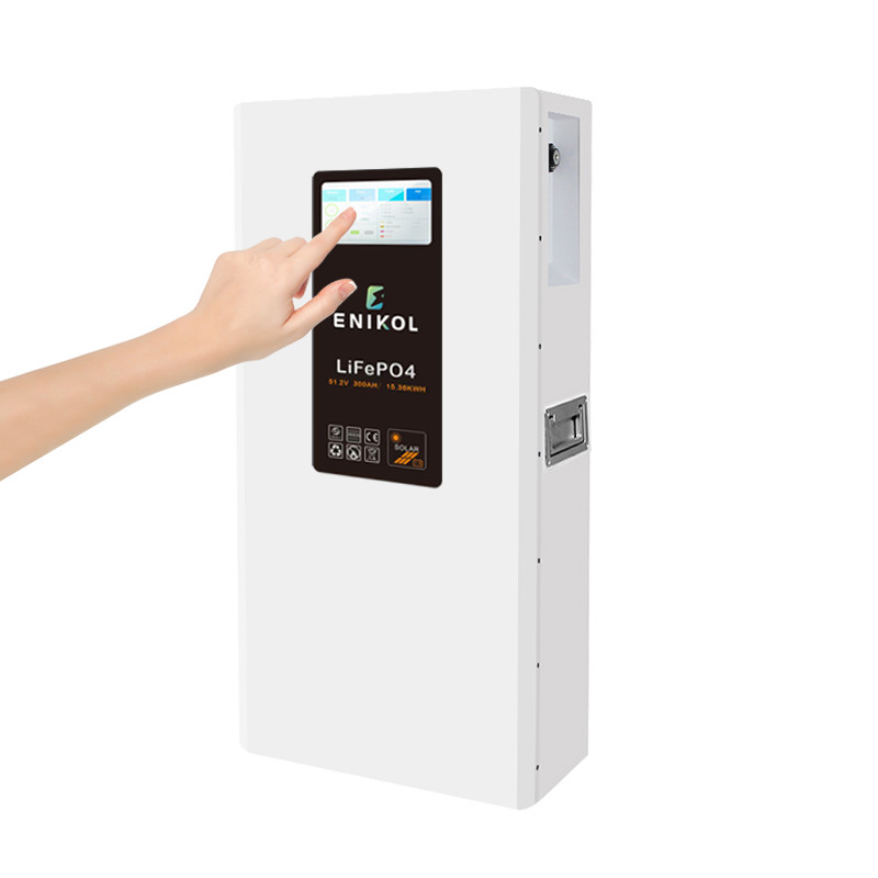200AH 48V Solar Battery with Touch Screen Display and Built in BMS Lithium Battery