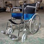 Surgical Care Folding Steel Wheelchair With Solid Castor