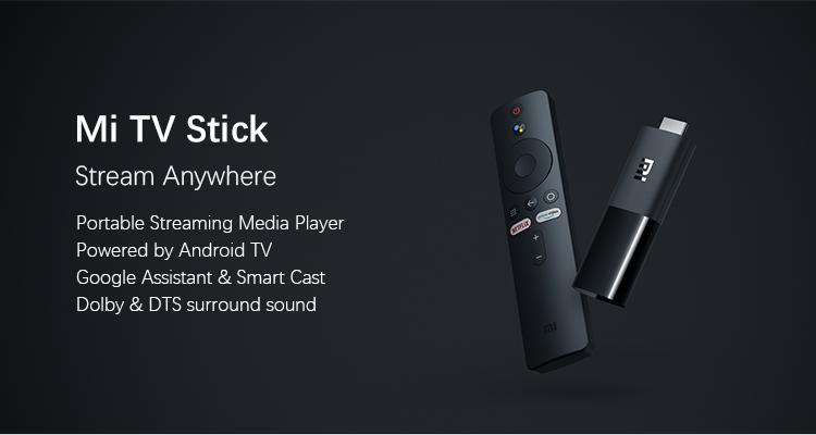 Xiaomi Mi Stick Android 9.0 Quad-core Assistant Netflix Xiaomi Mi Stick TV