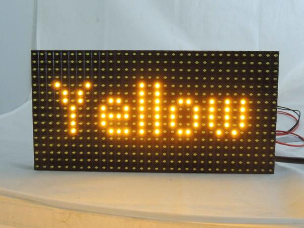 P10 Bi Color LED Display Panels , Semi Outdoor LED Message Board For Car
