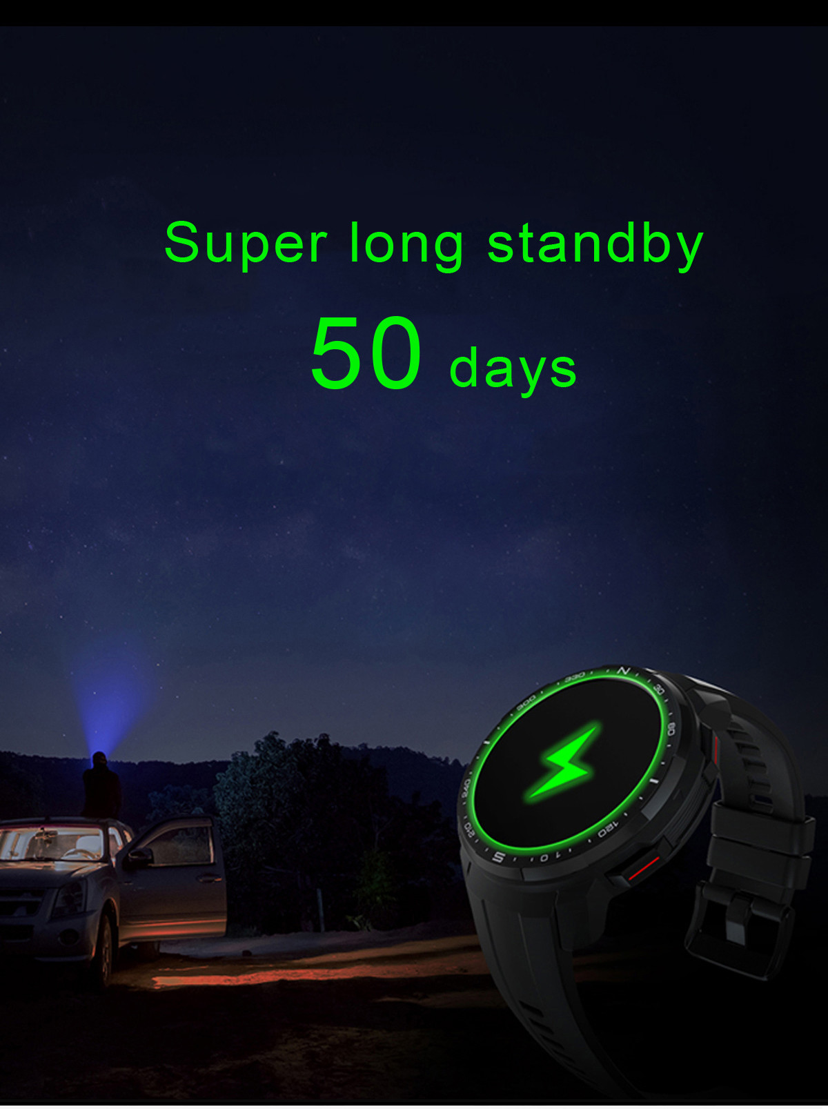 390*390 Pixel GPS Running Sport Smartwatch Realtek 6621
