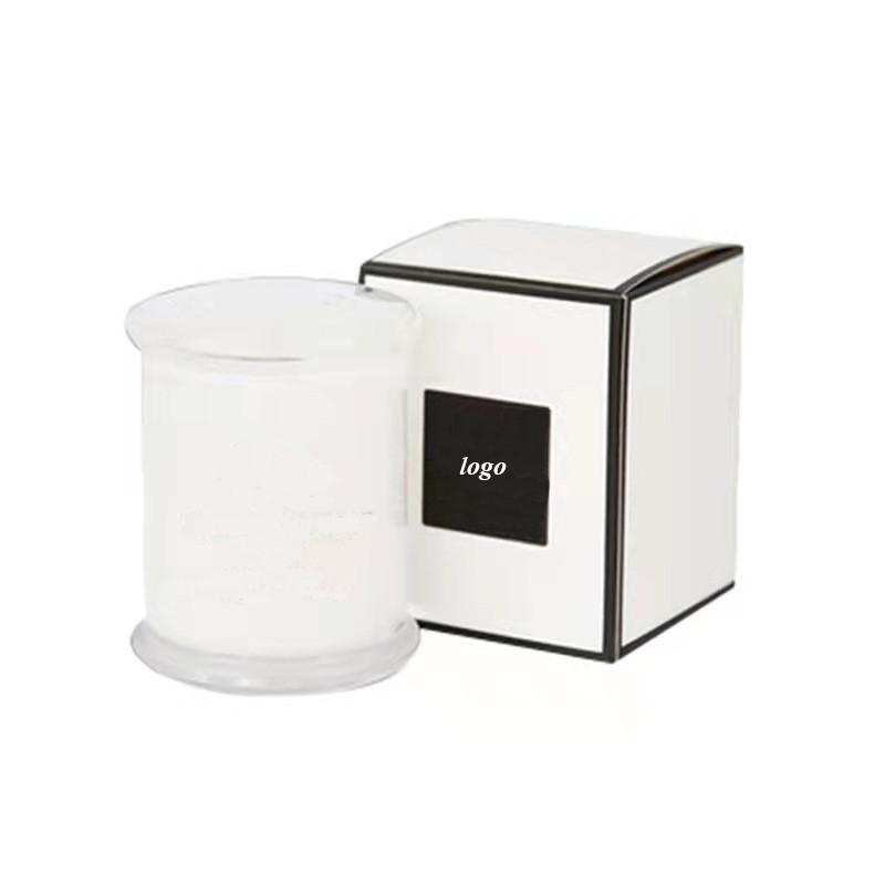 Plastics Liner Type Custom Order Higi Gold Foil Logo UV Coating Small 4x4x4 Candle Box