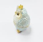Bird metal jewelry box owl trinket boxes alloy animal bird trinket jewelry box