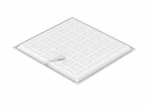 Quality 40W 85lm/W Warm White Square Suspended Ceiling Light Panels wholesale