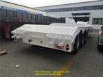 FUWA Brand Low Bed Semi Trailer Goose Neck Type Low Bed Semi Trailer
