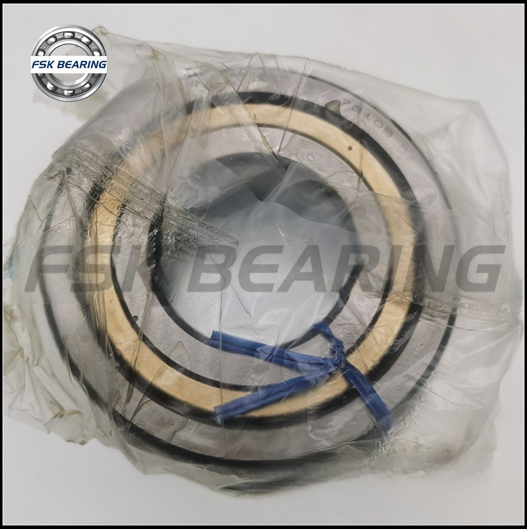 Face-to-face 7310BDF 7310BMDF Angular Contact Ball Bearing 50*110*54 mm With Pressed Cage