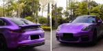 Bubble Free Electric Violet Car Wrap Film Self Healing Swipeable