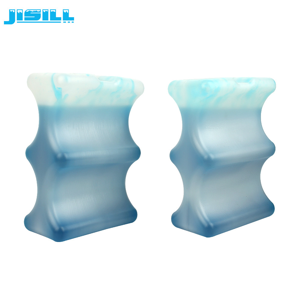 Food Grade Big Wave Shape Breast Milk Ice Pack With SAP MSDS Approved For Food Frozen
