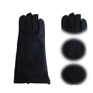 Quality Ladies Classic Style Hair Sheep Skin Leather Nappa Gloves wholesale