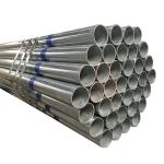 Zinc Plated Galvanized Round Pipe 6mm - 76mm Dia Black / Silver White Color