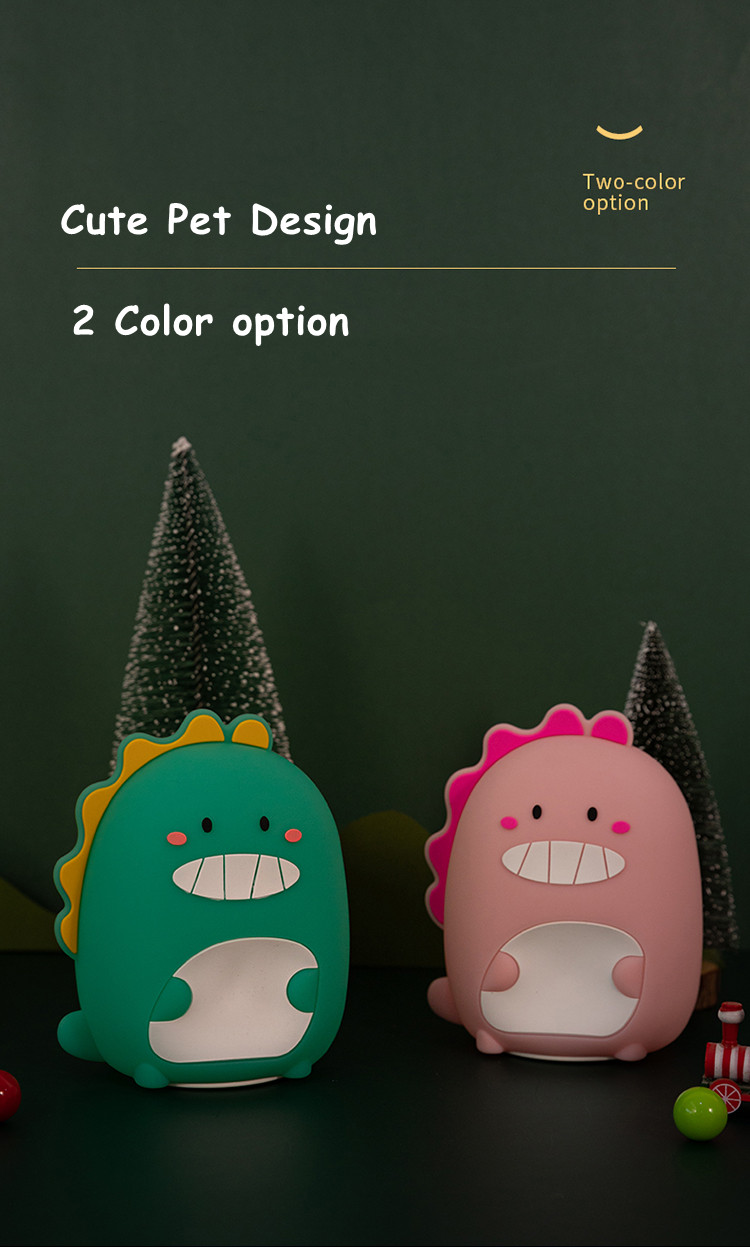 New Dinosaur Night light Warm Atmosphere Lamp USB rechargeable Sleeping Night Light For Children Kids Holiday Gift