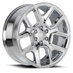 Grey Dodge RAM 1500 Chevrolet Replica Wheels 22 Inch 5 Lug 2684 5x5.5