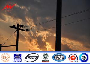 Quality 220kv High Voltage 3mm Thickness Octagonal Galvanized Steel Pole wholesale