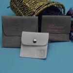 Small Exquisite Travel Jewelry Pouch , Envelope Velvet Jewellery Bag With Flap