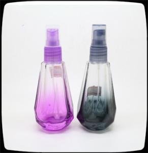 Quality 45ml empty glass fancy perfume 45ml screw pump bottle wholesale