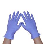 Dental Nitrile Exam Gloves Powder Free Micro Texture Surface 240mm Length