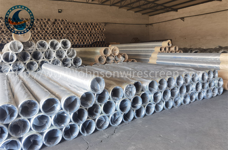 V Shaped Slots Wedge Wire Screen Tube For Water Infiltration