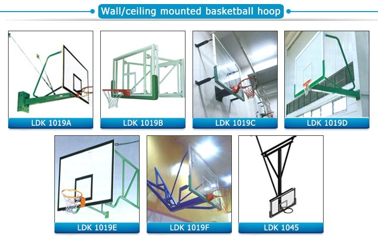 Professional Portable Basketball System With Adjustable Mounting Pole