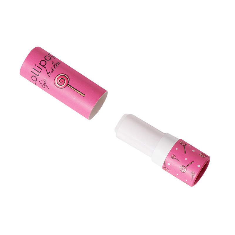 Natural Deodorant Kraft Cardboard push-up Tube Packaging for Lip balm&body balm lipsticks