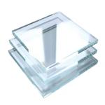 8mm 10mm Low Iron Toughened Glass For Courtyard