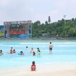 Pneumatic Artificial Summer Wave Pool Equipment 10ft For Aqua Park