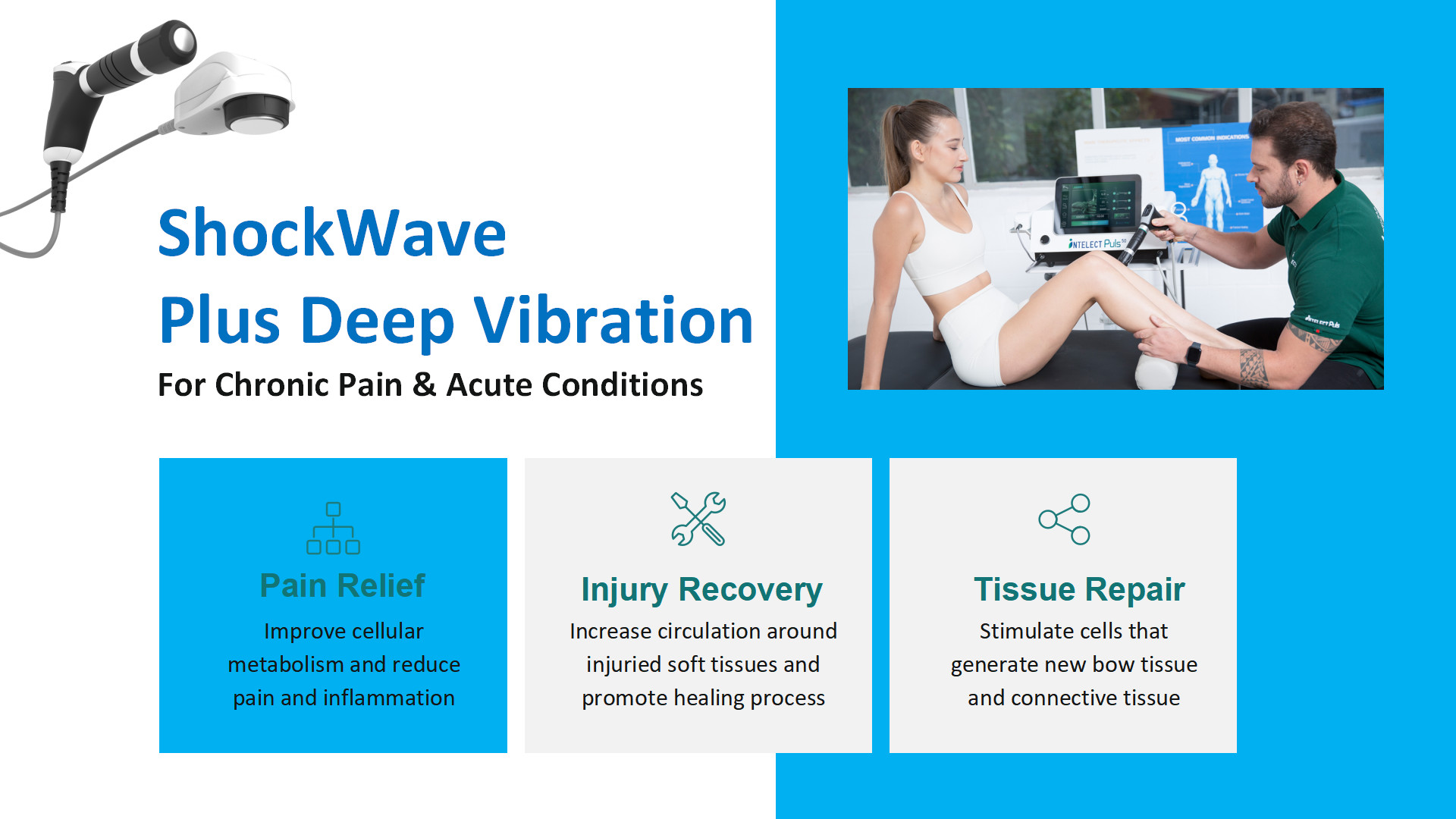 Physiotherapy Devices Shockwave Therapy Machine For Physical Therapy Ultrasound Machine For Joint Pain