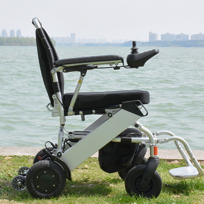 150W*2 Aluminum Alloy Lightweight Folding Electric Wheelchair ISO13485
