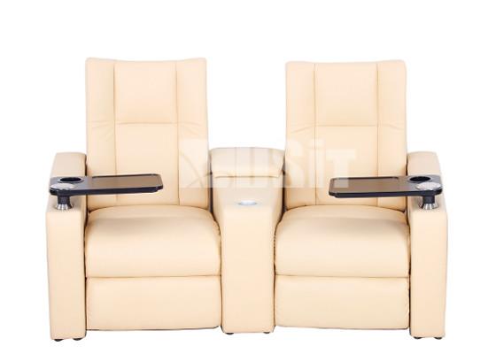 Luxury Cinema VIP Sofa Electric Recliner Chairs With Heat Seat Cushion