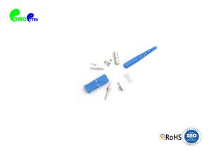 Quality SC UPC Simplex 2.0mm Blue Fiber Optic Connectors Meet UL94-V0 Flammability Requirements wholesale