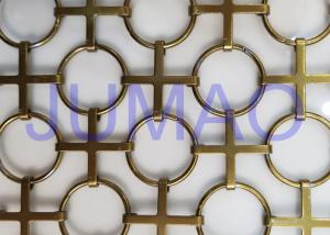 Quality Interior Chainmail Metal Mesh Curtain Bronze Space Divider For Decorations wholesale