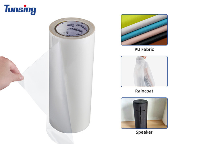 Tpu Hot Melt Adhesive Film High Elasticity Polyurethane For Waterproof Fabric