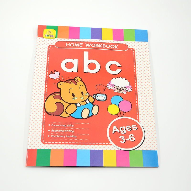 Customized Logo 2022 English Student Workbook Exercise Book for Drawing And Writing