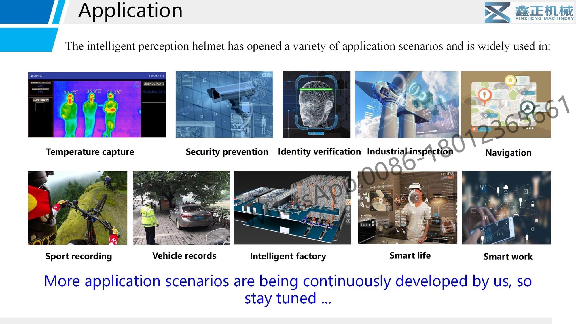 Thermal Imaging Security Wearable AI Infrared Thermal Smart Helmet