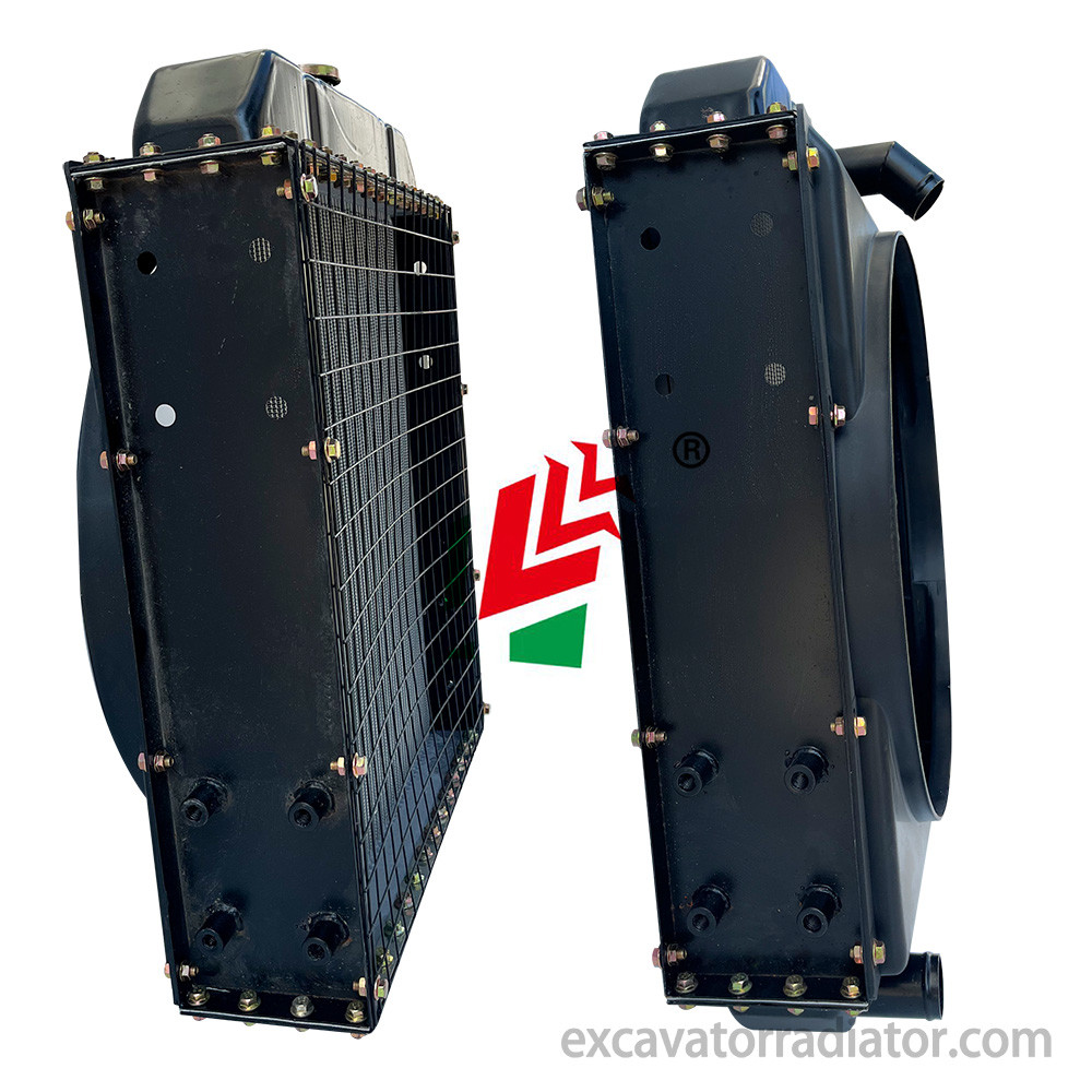 Weichai K4105ZD Upper Curved Tile Lower Left Straight High Quality Engineering Machinery Radiator Accessories