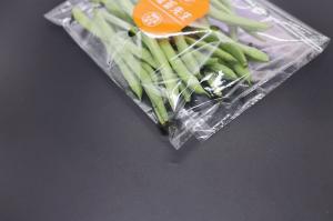 Quality Transparent Plastic Fruit Pouches BOPP Anti Fog Leafy Vegetables Packaging Bags wholesale