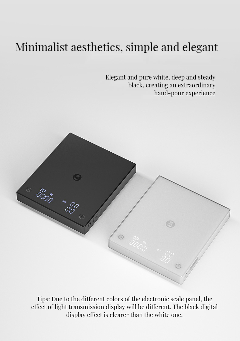Multifunctional Electronic Bar Scale for Precise Fruit and Coffee Weighing on LCD Display