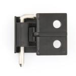 Black Powder Coated Removal Cabinet Hidden Door Conceal Hinge