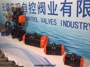 Quality AT series double action and single action pneumatic rotary actuator for butterfly valve or ball valve wholesale