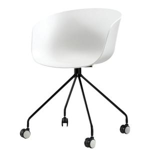 Quality Coloured Plastic Dining Chairs , Commercial Plastic Rolling Chair wholesale