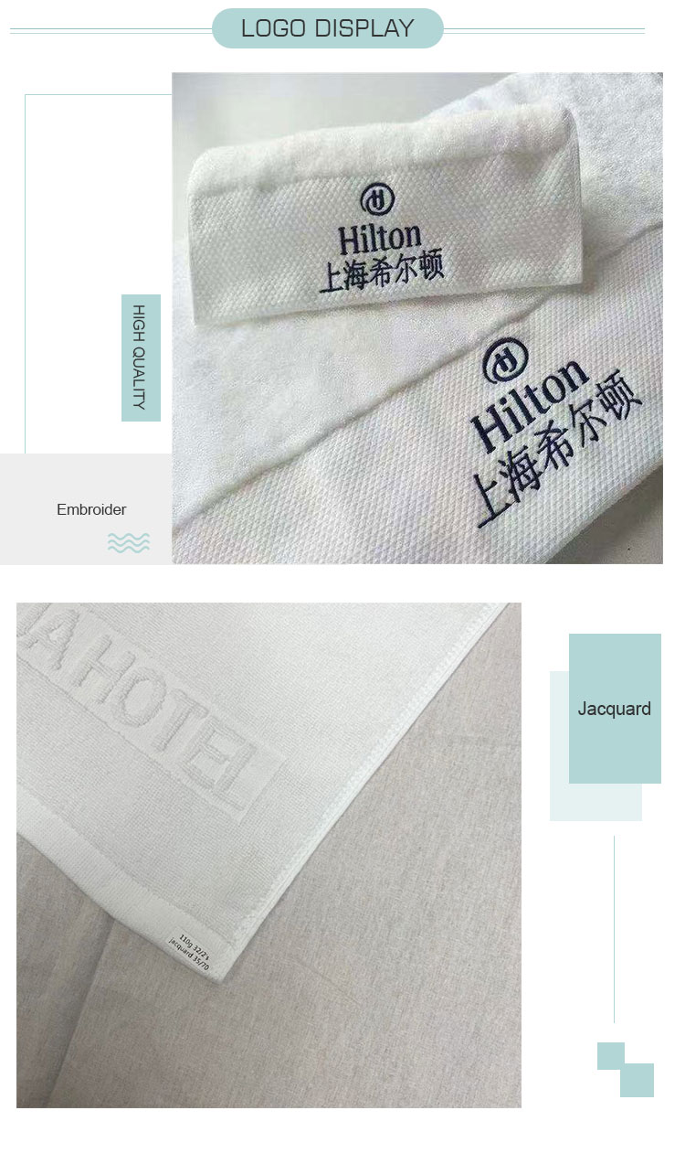 All Ages Jacquard 70x140cm Hotel Bath Towels