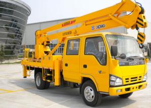 Quality XCMG articulating boom crane / basket crane truck 2T Lifting Capacity wholesale