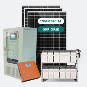 Quality 10kw-30kw Off Grid Solar System For Home Rack Mounted Lead Acid Gel Battery wholesale