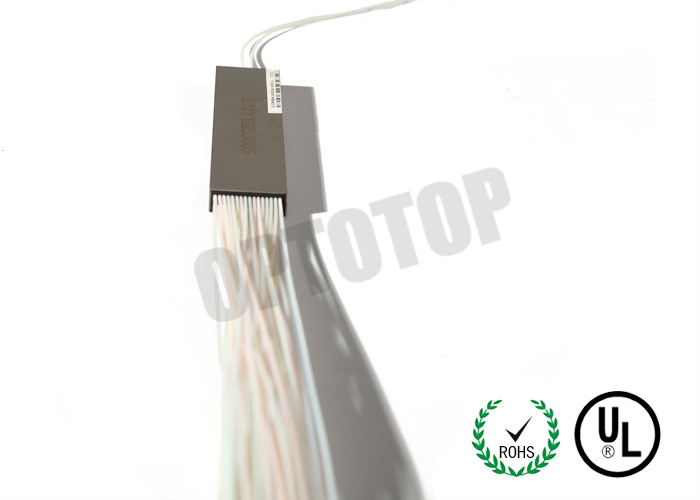 White Passive Optical Splitter For CATV Networks , Corning G657A Type