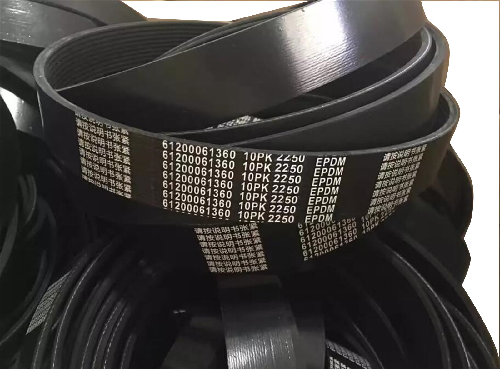 oem 11311721699/11311734608 110MR20.7 auto transmission belt rubber timing belt for car BMW factory hot sale with stock