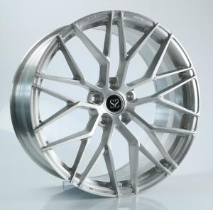 Quality 21 inch customized size brushed replica polished 1 piece forged wheel rims wholesale
