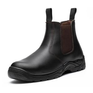 Quality No Lace Cheales Safety Shoes Waterproof / Oil Resistant Shoes Black wholesale