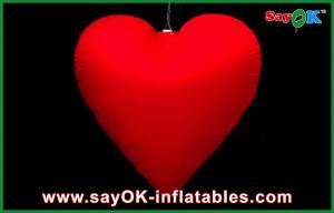 Quality Night Inflatable Led Heart Lighting Decoration For Advertising wholesale