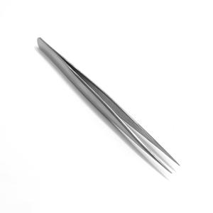 Quality Durable Eyelash Extension Tweezers Silver Color Curve / Straight Type wholesale